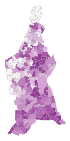 Heat Risk Lambeth Map 